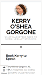 Mobile Screenshot of kerrygorgone.com