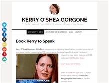 Tablet Screenshot of kerrygorgone.com